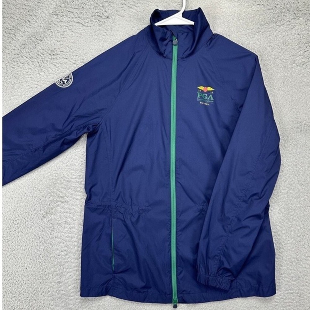Polo Golf Ralph Lauren Jacket Women Small Blue 2016 PGA Championship Windbreaker